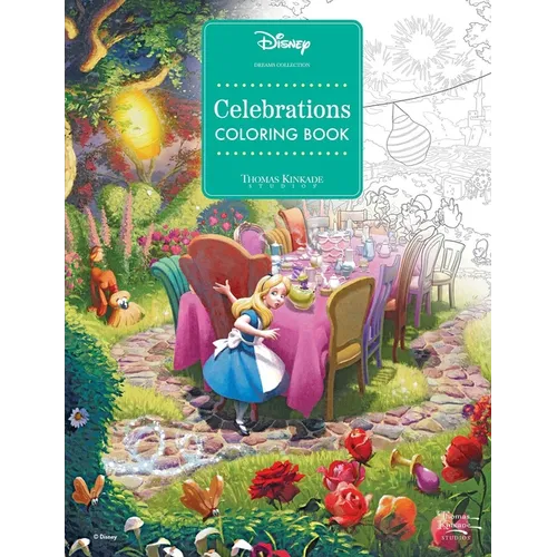 Thomas Kinkade Studios Celebrations Coloring Book