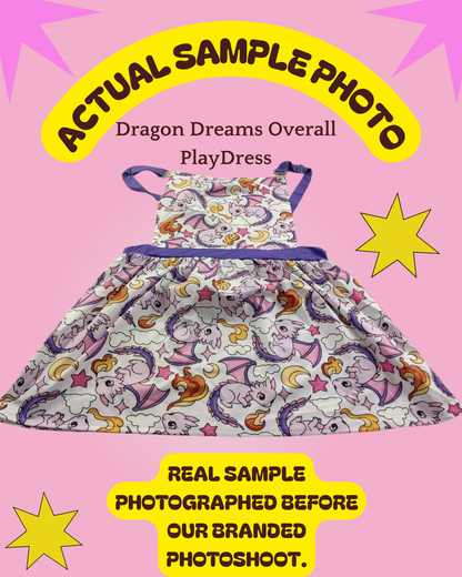 Dragon Dreams Plus Size Overall PlayDress