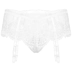 Sissy Lace Panties –  Bowknot Briefs Garter