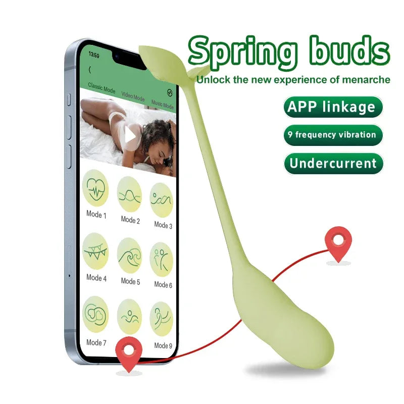 Spring Buds APP Control Vibrator - Puppy's Aesthetics