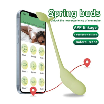 Spring Buds APP Control Vibrator - Puppy's Aesthetics
