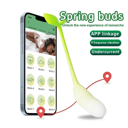 Spring Buds APP Control Vibrator - Puppy's Aesthetics