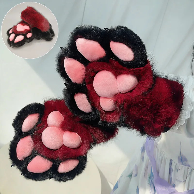 Fluffy Mischief Paw Mitts