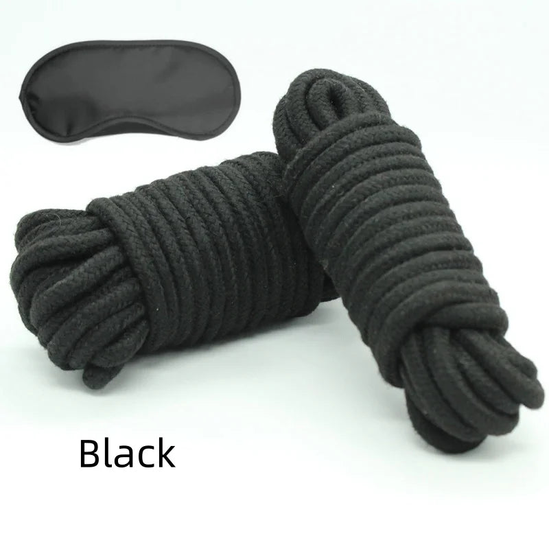 Mask & Shibari Rope Play Set