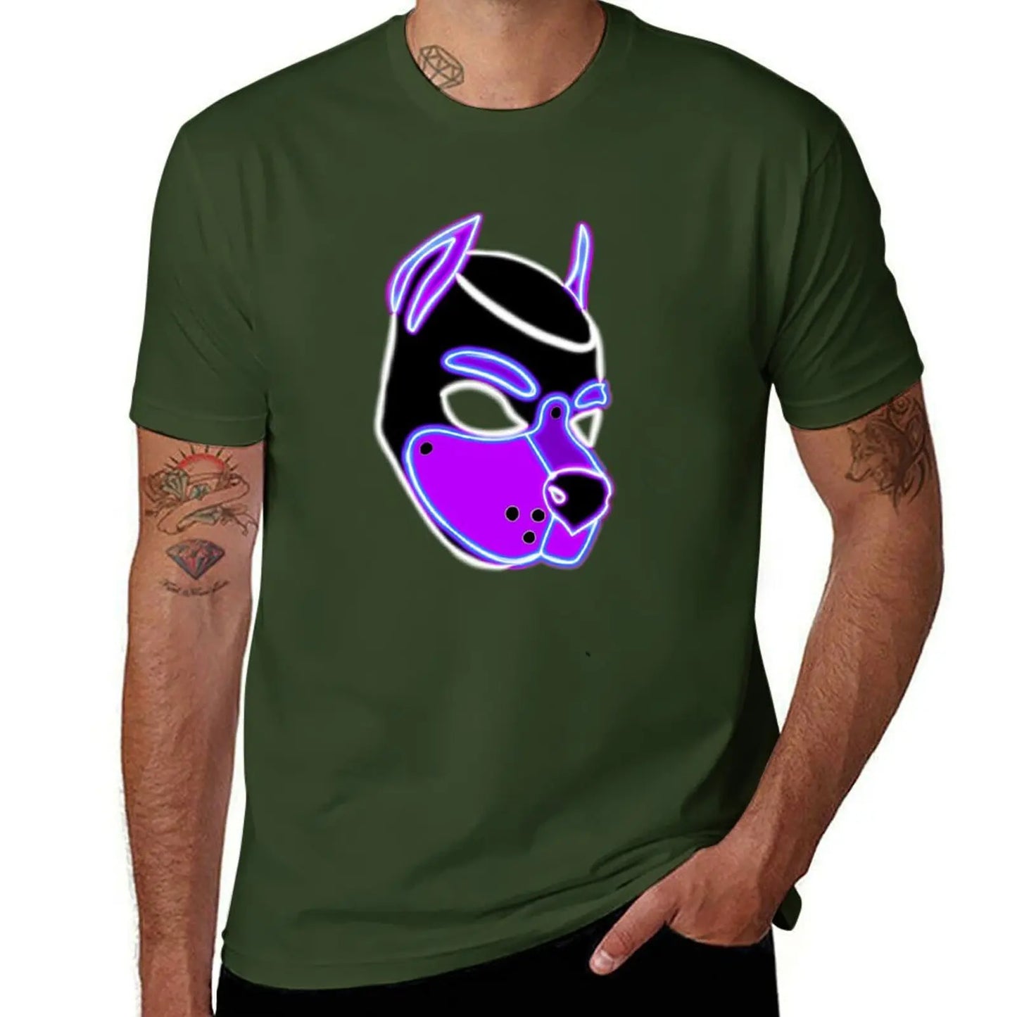 Neon Pup Graphic Play Tee (Colors)