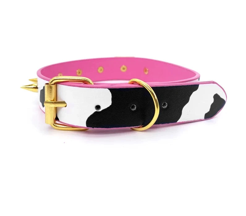 Sexy Moo Moo PU Leather Collar