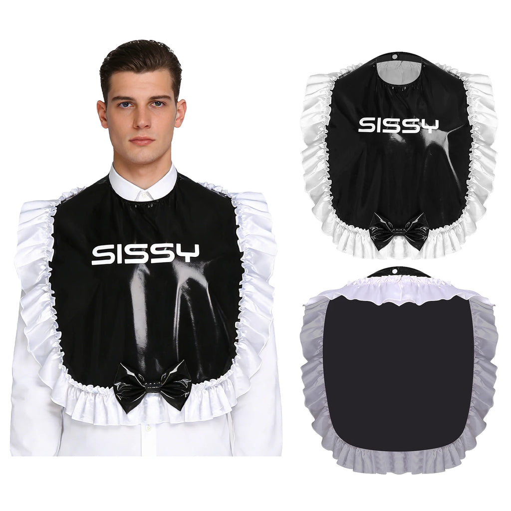Sweet Sissy Ruffle Large Bib