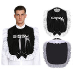Sweet Sissy Ruffle Large Bib