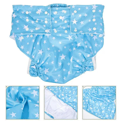 Starry Blue ABDL Training Diaper