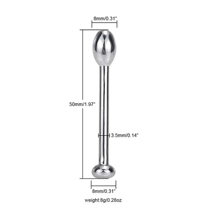 Stainless Steel Metal Dilator Urethral Sound - Puppy's Aesthetics