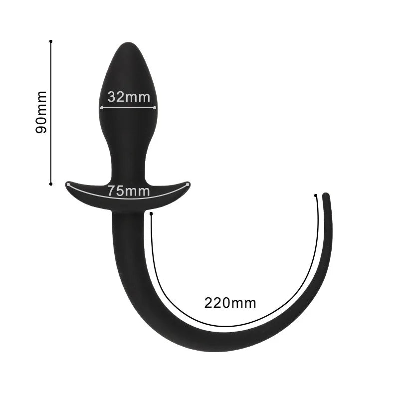 Moon Glow Pup Tail Plug