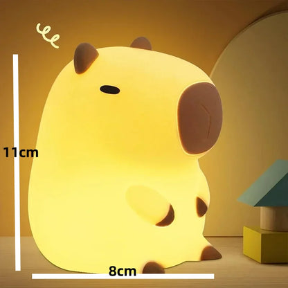 Capybara Cuddle Glow Night Light