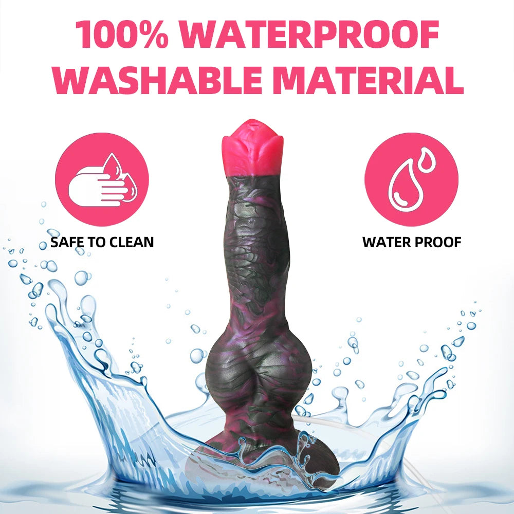 Inflatable Squirting  Monster Dildo