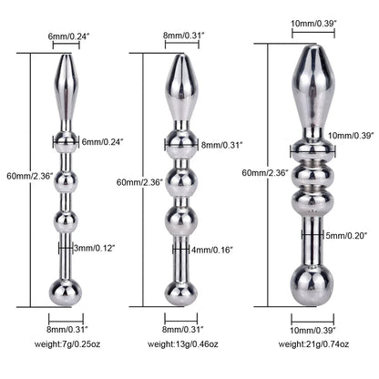 Stainless Steel Metal Dilator Urethral Sound - Puppy's Aesthetics