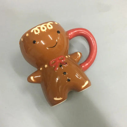 Kawaii Ceramic Gingerbread Mug 300ml