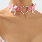 Sweetheart Bell Bow Collar (Colors)