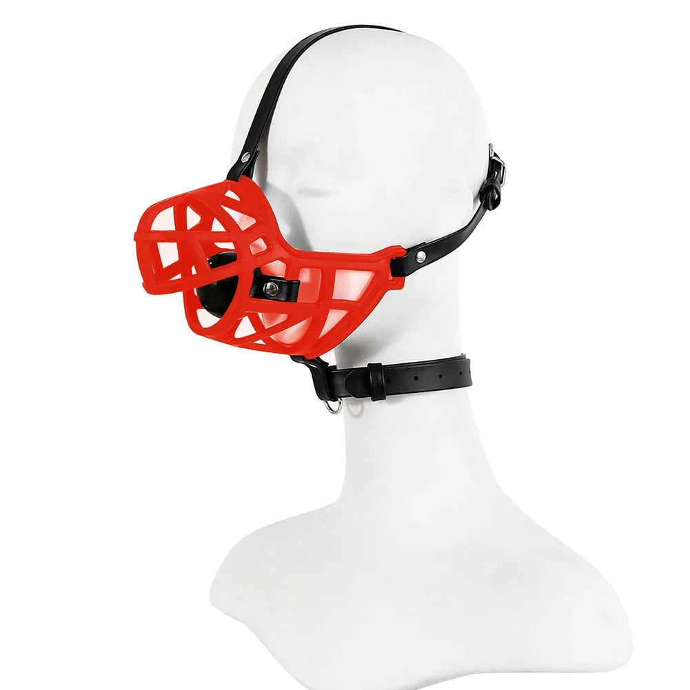Leather Muzzle Mask - Puppy's Aesthetics
