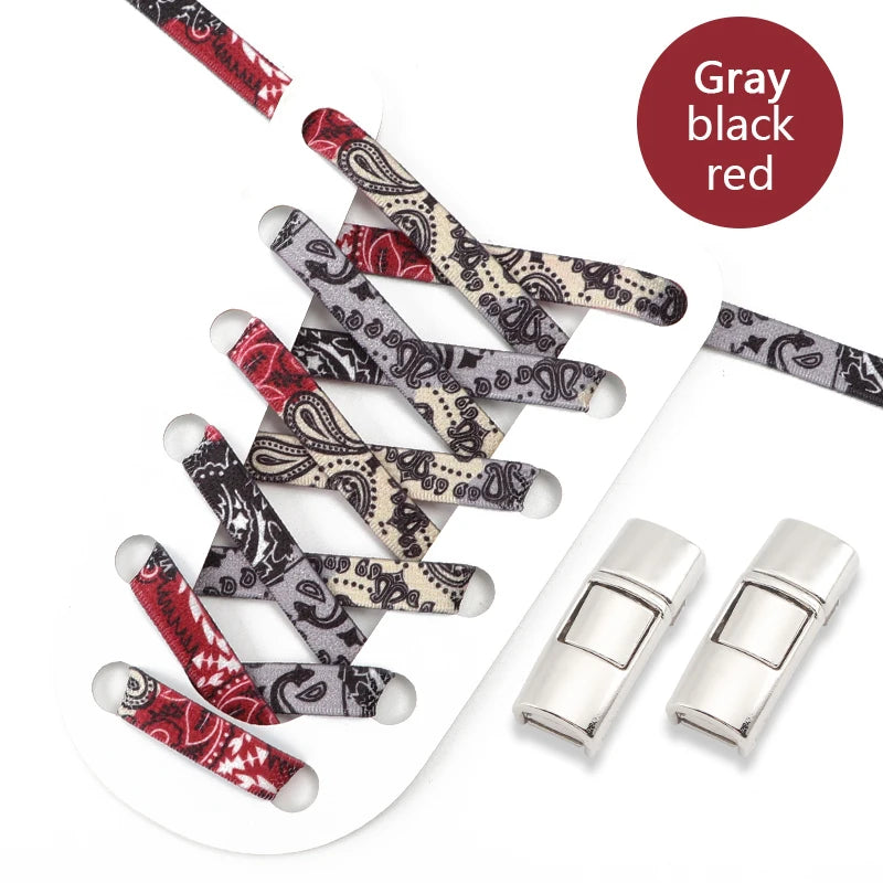 No-Tie Press Lock Elastic Shoelaces