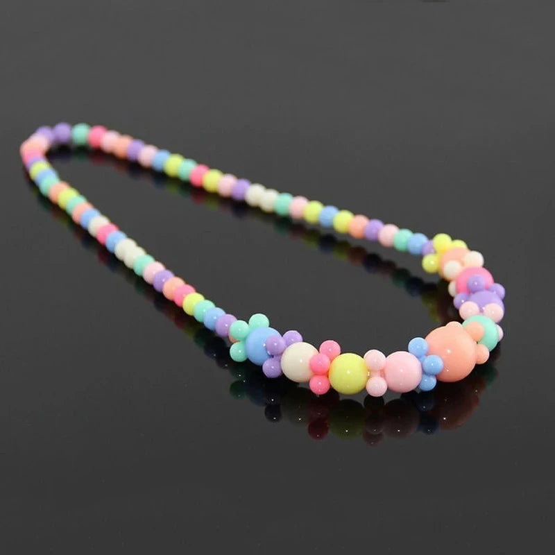 Cute Candy Color Star Necklace