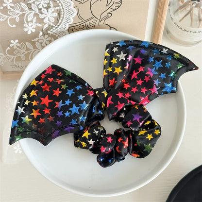 Little Night Flyer Bat-Wing Scrunchie