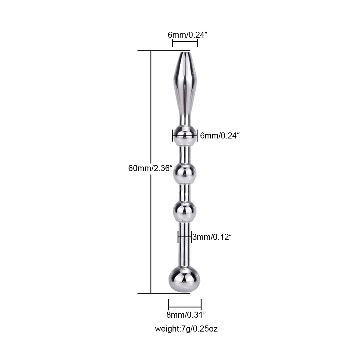 Stainless Steel Metal Dilator Urethral Sound