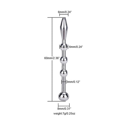 Stainless Steel Metal Dilator Urethral Sound - Puppy's Aesthetics