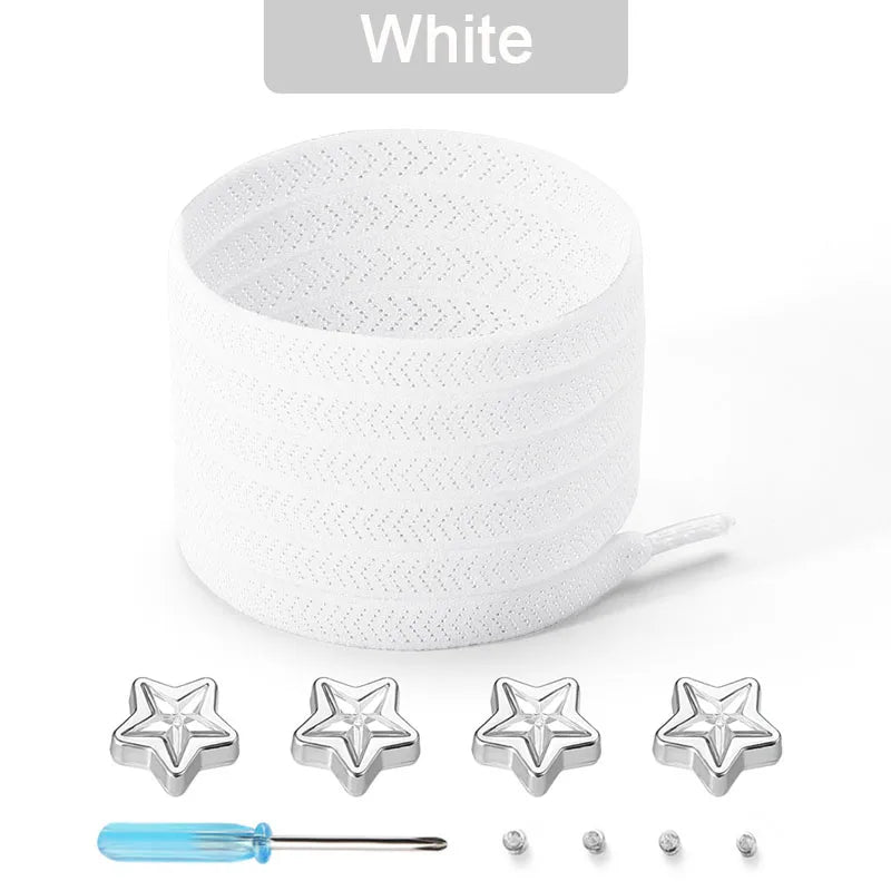 Star Diamond No-Tie Shoelaces Set
