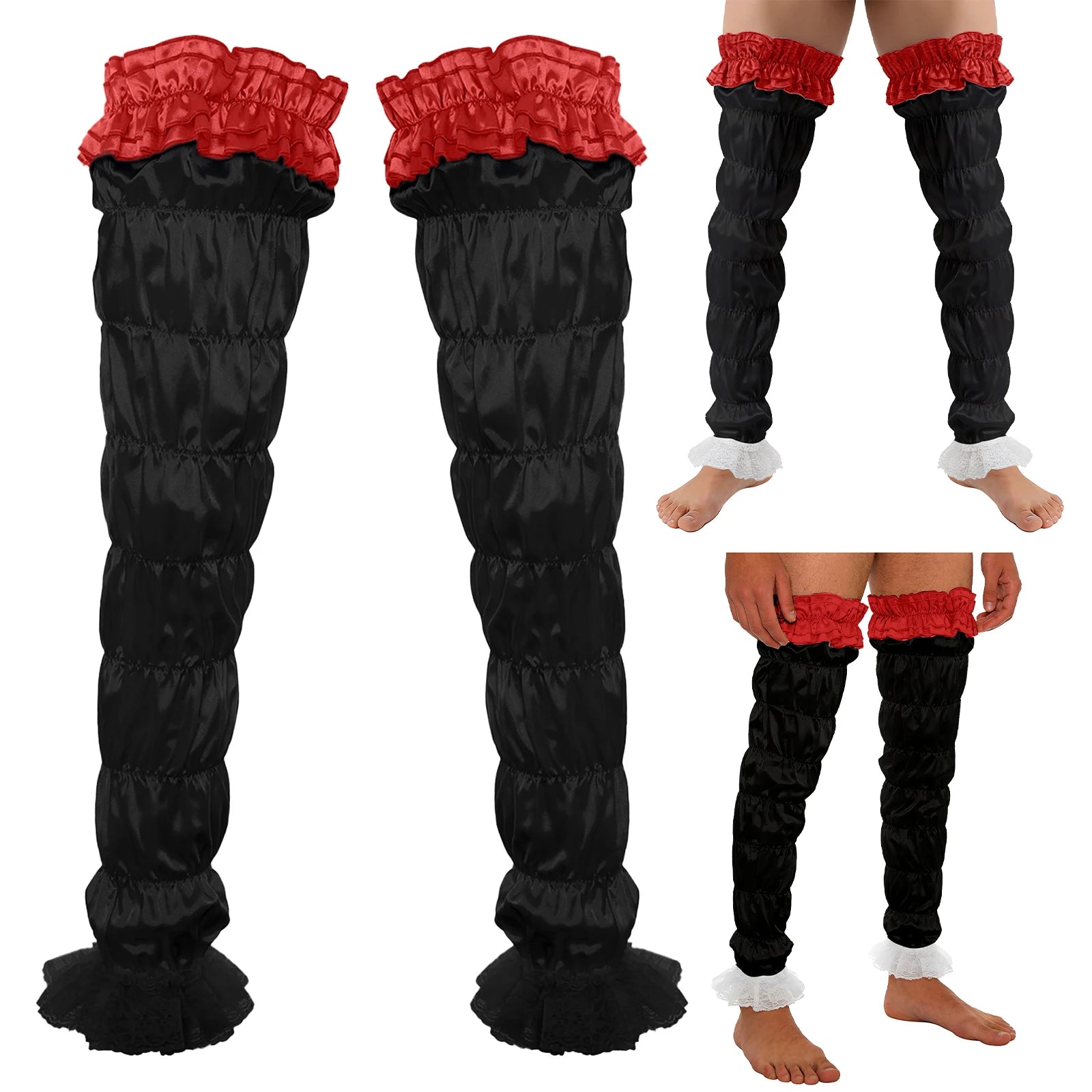 Sissy Ruffled Leg Warmers (Colors)