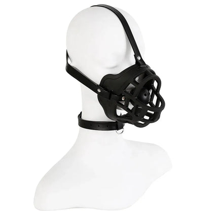 Leather Muzzle Mask - Puppy's Aesthetics