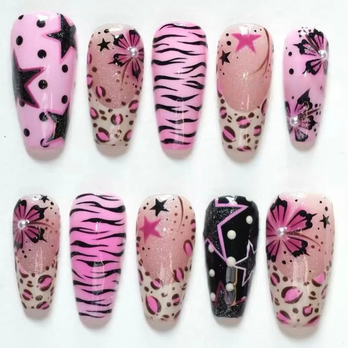 Wild Starlet Press-On Nail Set (30 Piece)