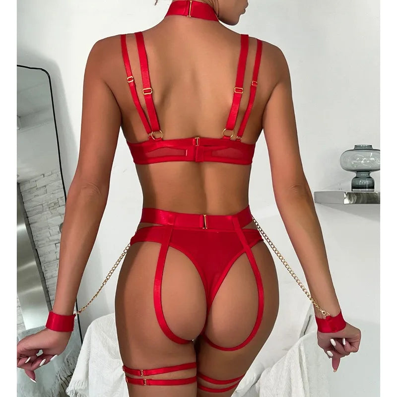 Seductive 4-Piece Lingerie Set