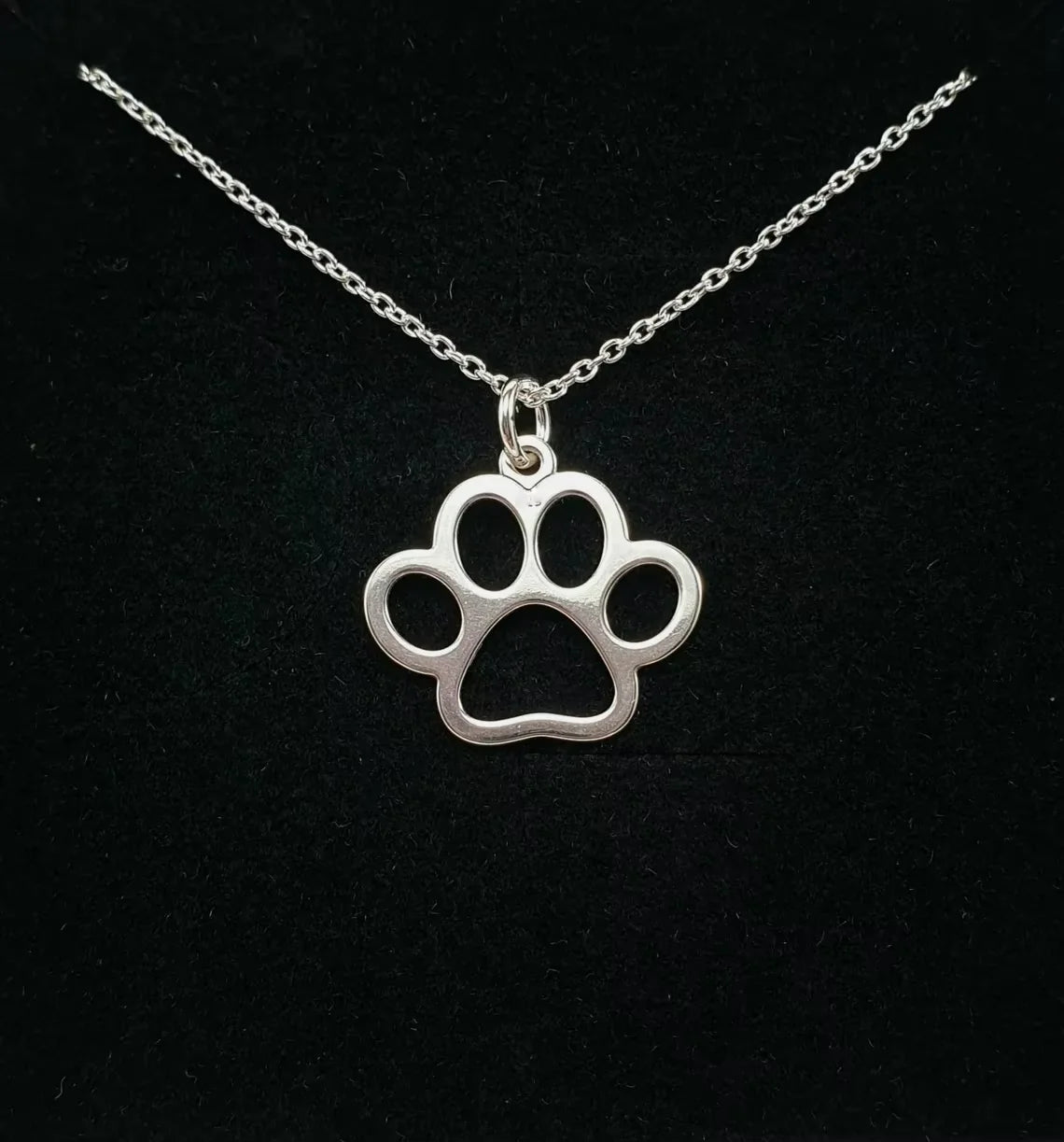 Good Pup Paw Print Necklace