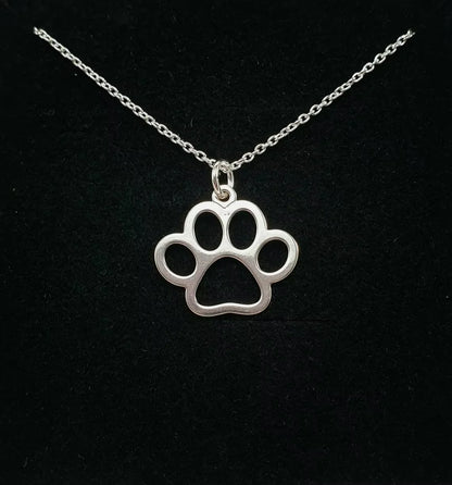 Good Pup Paw Print Necklace