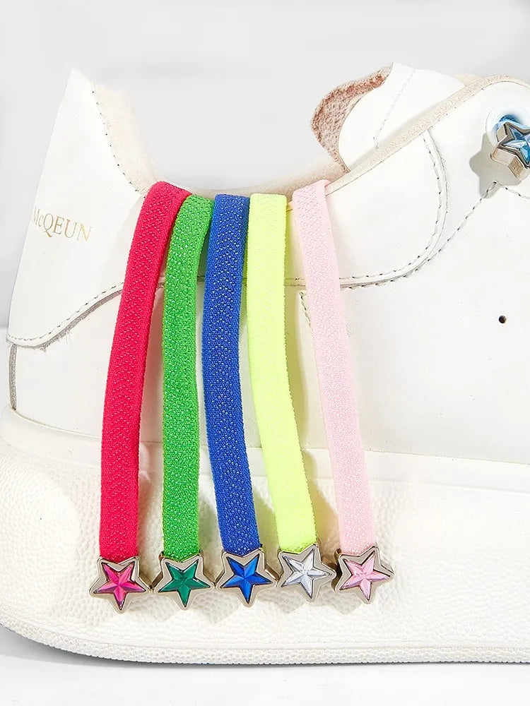 Star Diamond No-Tie Shoelaces Set