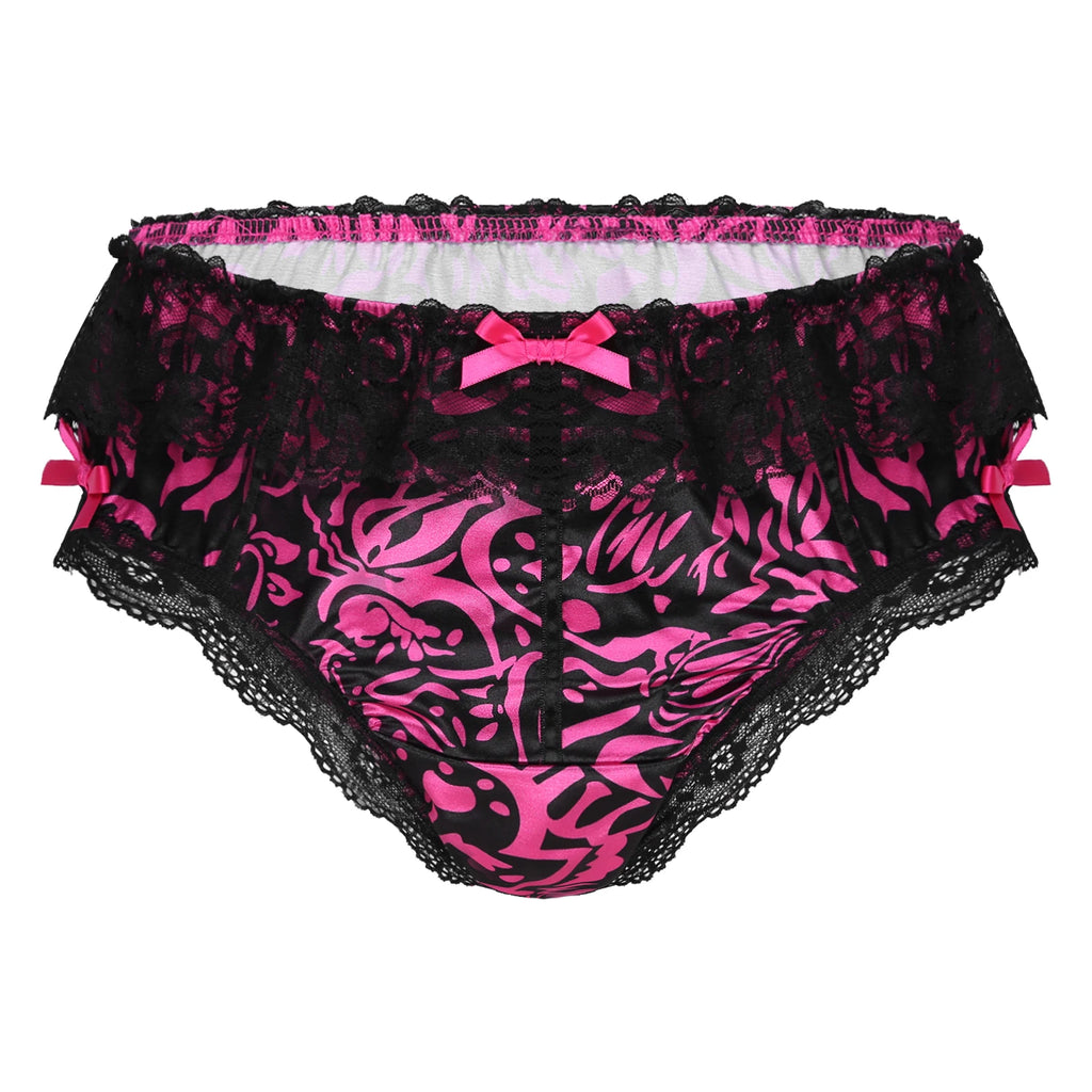 Sissy Dreams Satin Lace Panties (Colors)