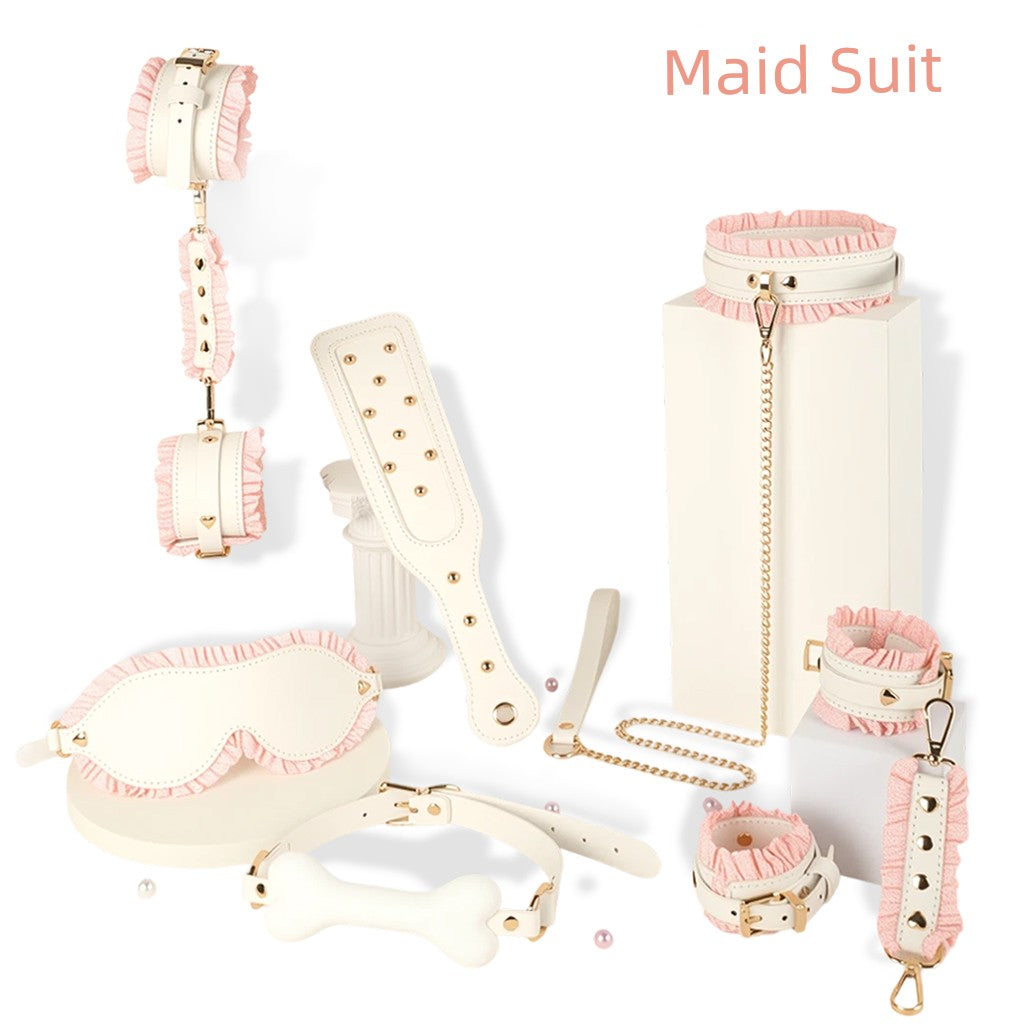 Princess White & Pink 8-Piece Bondage Kit