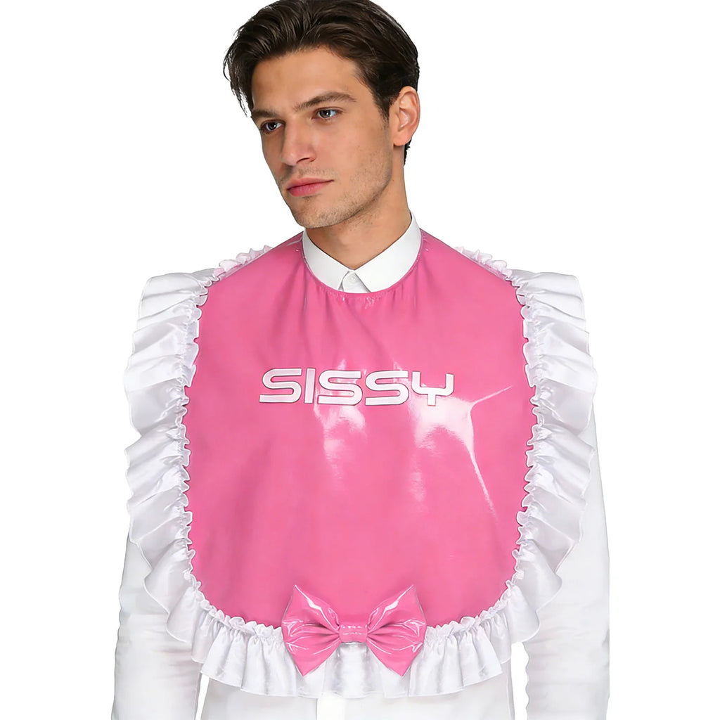 Sweet Sissy Ruffle Large Bib