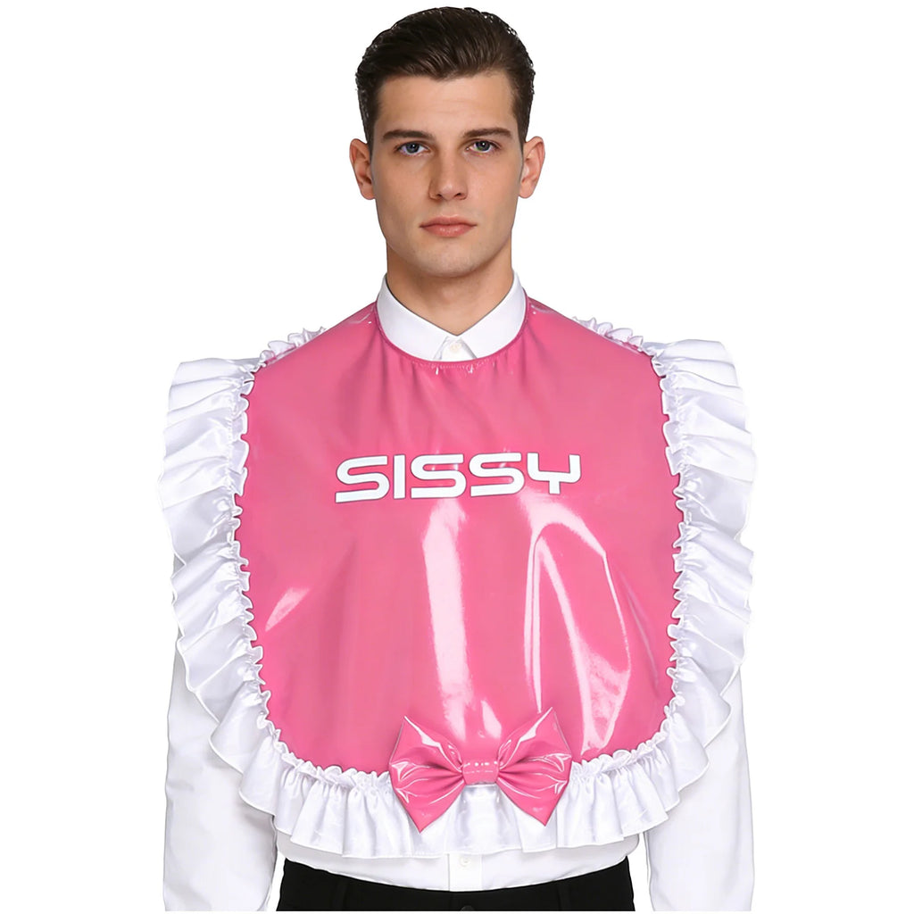 Sweet Sissy Ruffle Large Bib