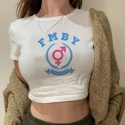 Femboy Y2K Crop Top