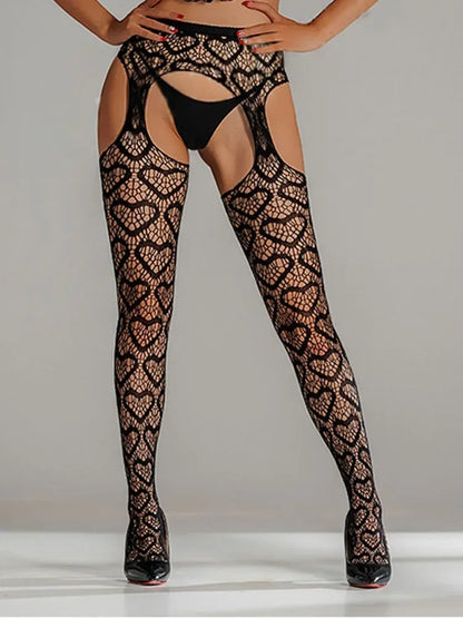 Romance Sexy Garter Thigh-Highs (Colors) - Puppy's Aesthetics