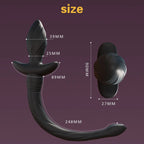 Vibrating Dog Tail Anal Plug – Remote