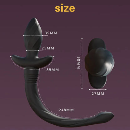 Vibrating Dog Tail Anal Plug – Remote - Puppy's Aesthetics