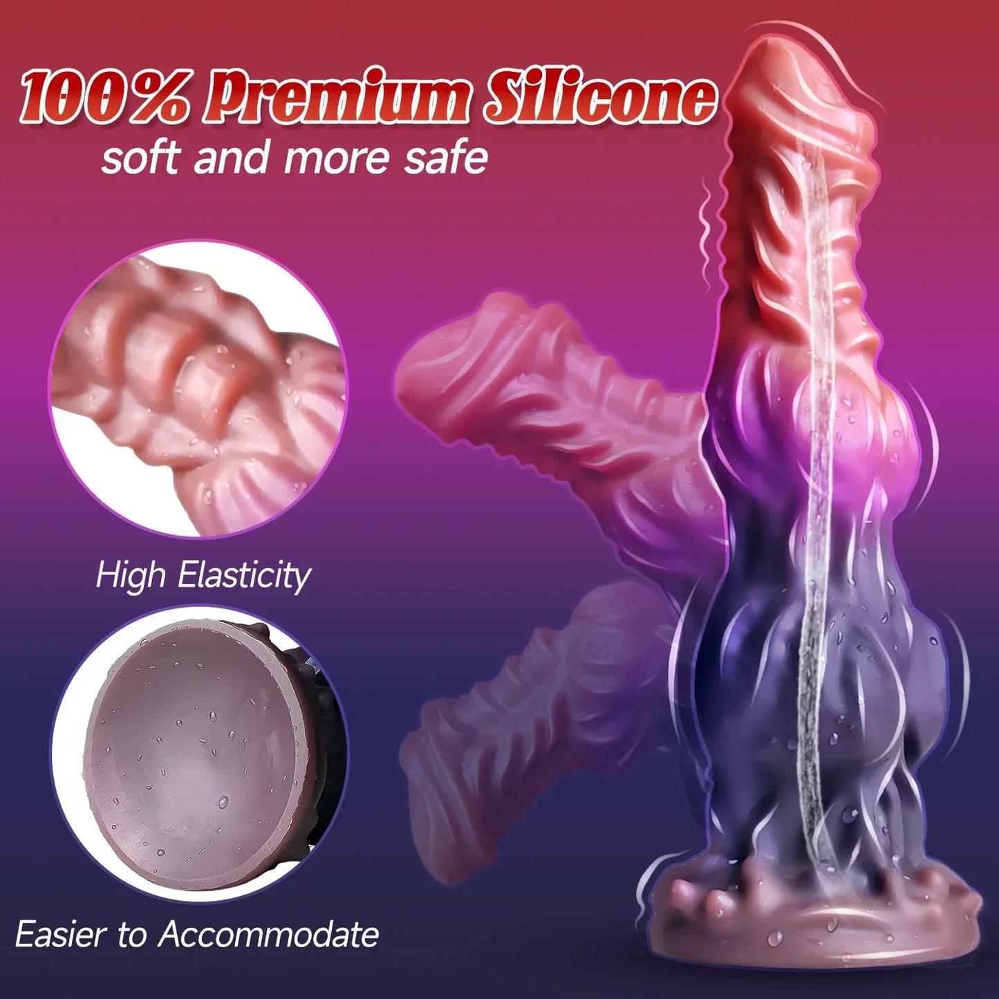 Canine Squirting Dildo – Liquid Silicone - Puppy's Aesthetics