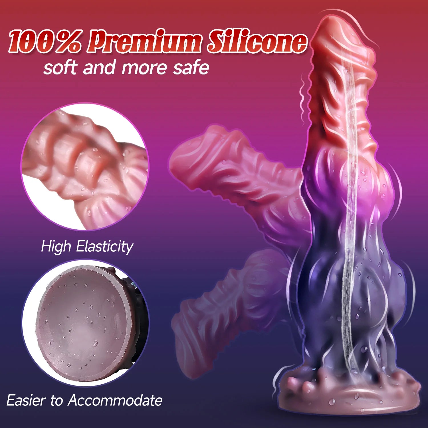 Canine Squirting Dildo – Liquid Silicone
