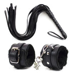 PU Leather Cuffs + Whip (Colors)