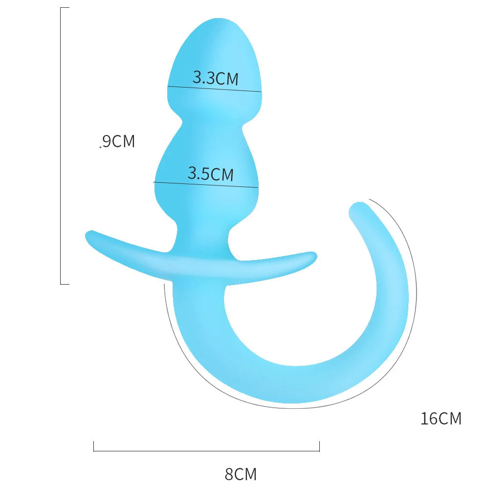 Moon Glow Pup Tail Plug