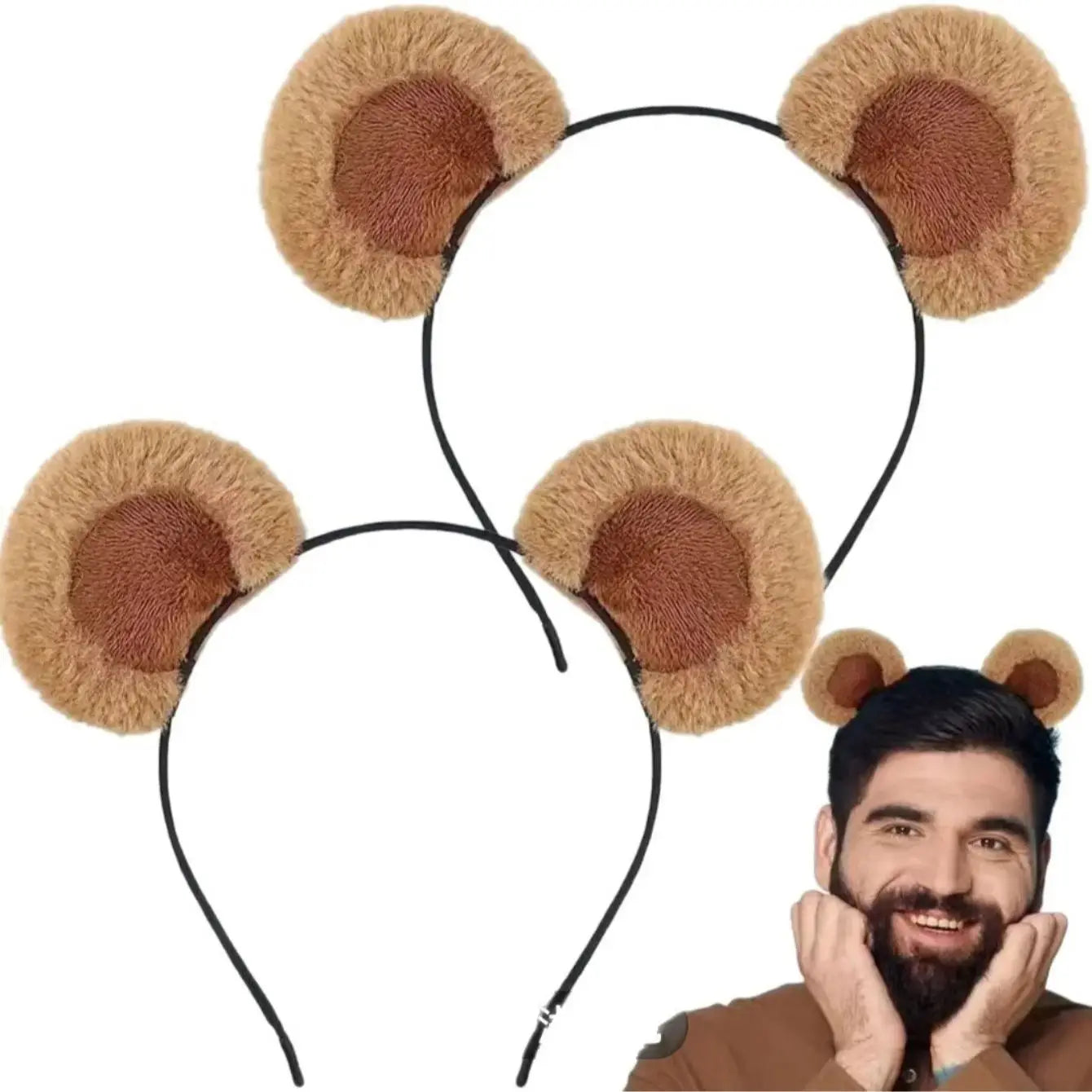 Honey Cub Plush Ear Headband