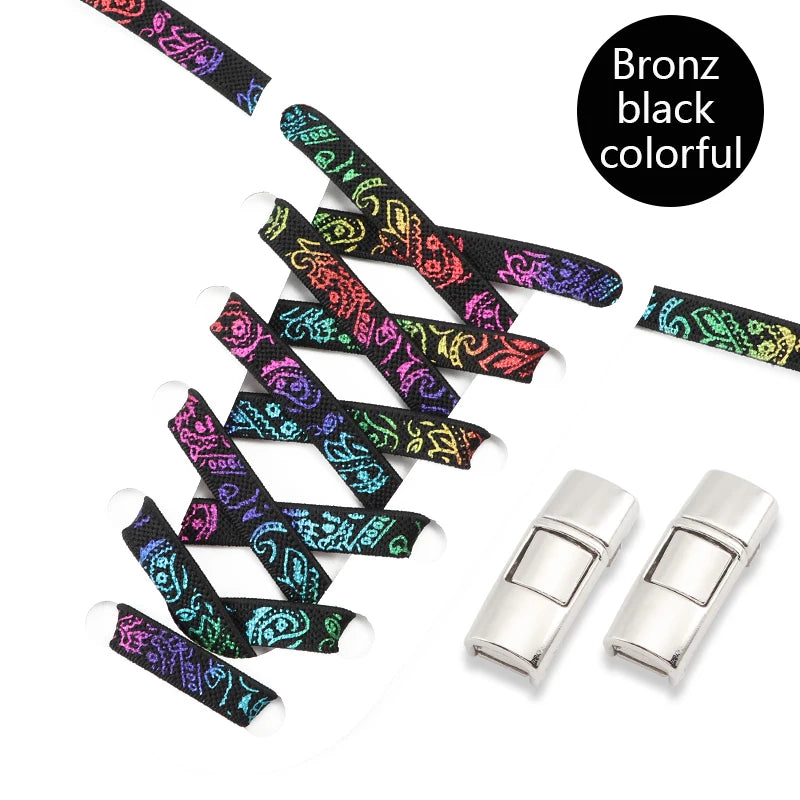 No-Tie Press Lock Elastic Shoelaces