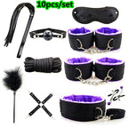 Adult BDSM Erotic Bondage Kit (Colors)