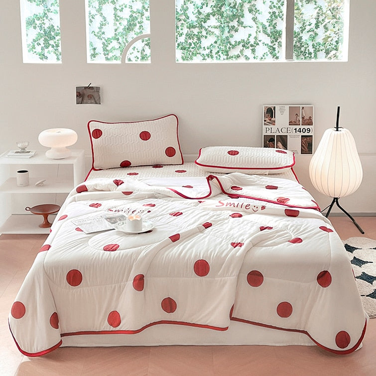 3 Piece Reversible Kawaii Quilt Sets
